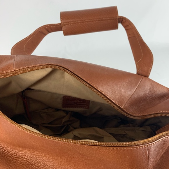 Claire Chase La Grande Duffel Bag Unisex Brown - Picture 8 of 13